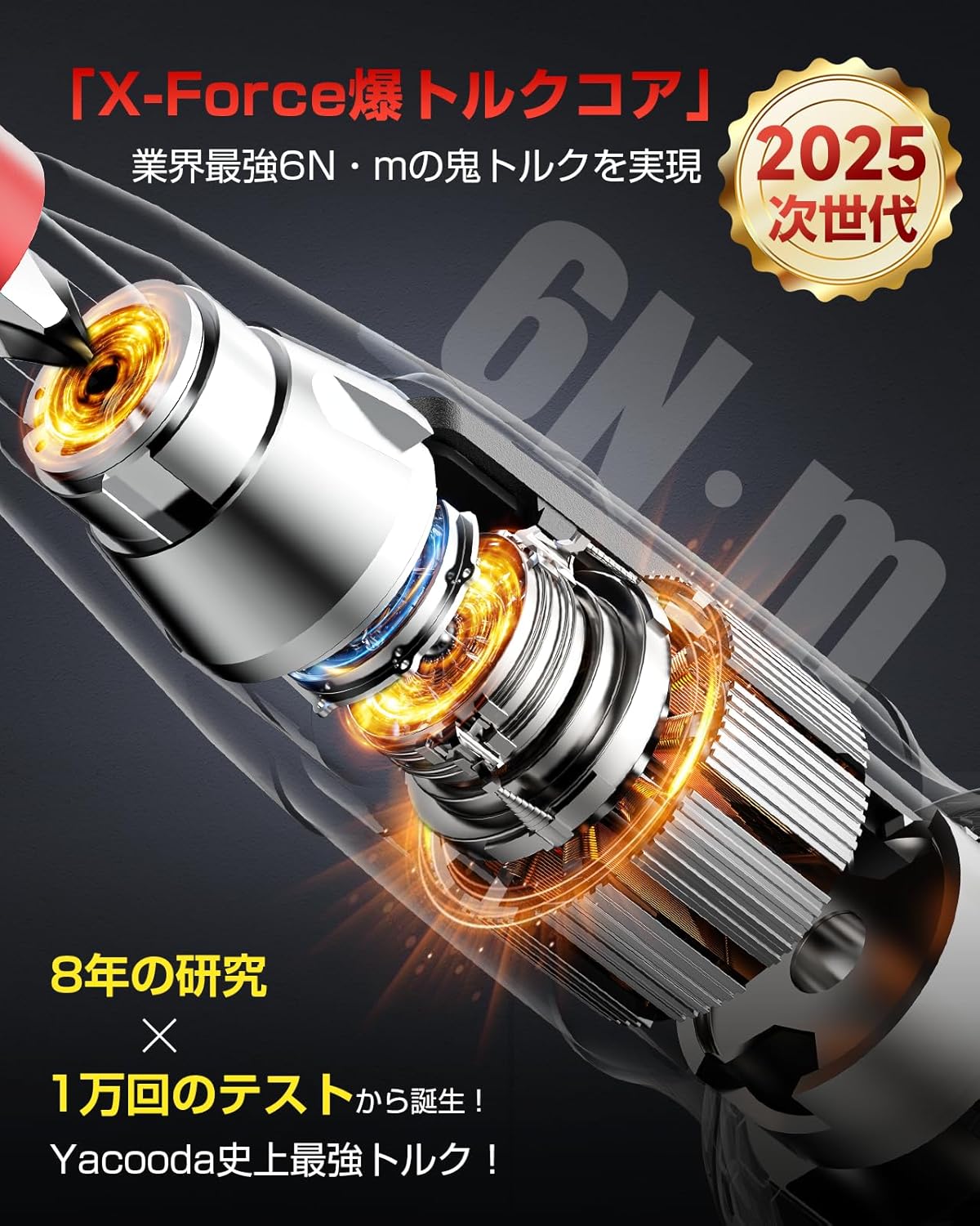 電動ドライバー (型番：GL-07)  電動6N.m 手動15N.m