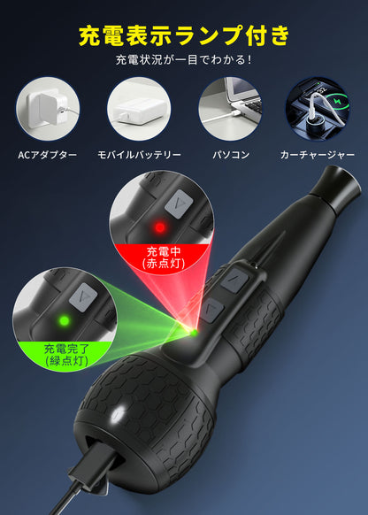 電動ドライバー (型番：GL-09)  電動1N.m 手動12N.m 最高速・1200RPM