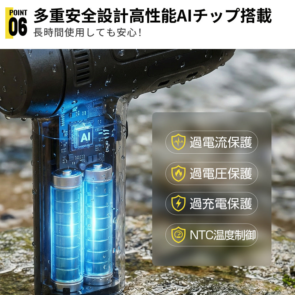 高圧洗浄機 コードレス 折り畳み式 強力噴射 洗車・ベランダ・外壁掃除など